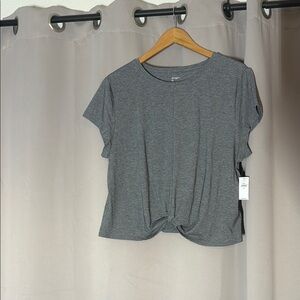 GAP Heather Gray Women's Short Sleeve Tee